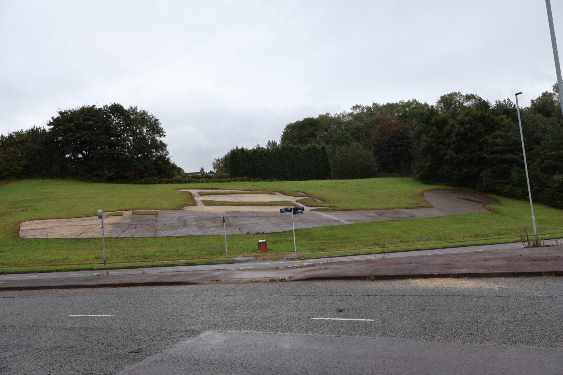 The memorial that WJ Group employees volunteered to restore in Reginald Mitchell Way, Stoke-on-Trent