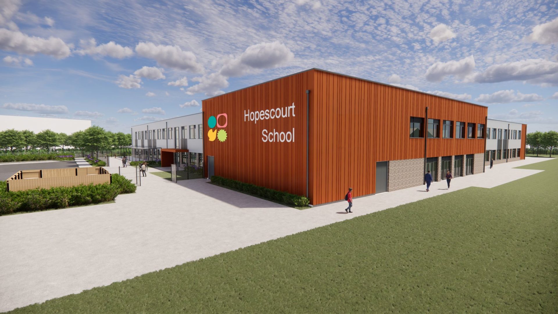 Hopescourt School CGI (image: Willmott Dixon).