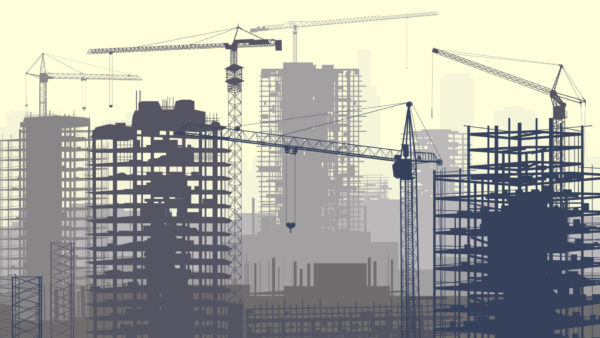 Illustration of construction site with cranes and buildings. Construction Management readers share their thoughts about stories published in 2024.