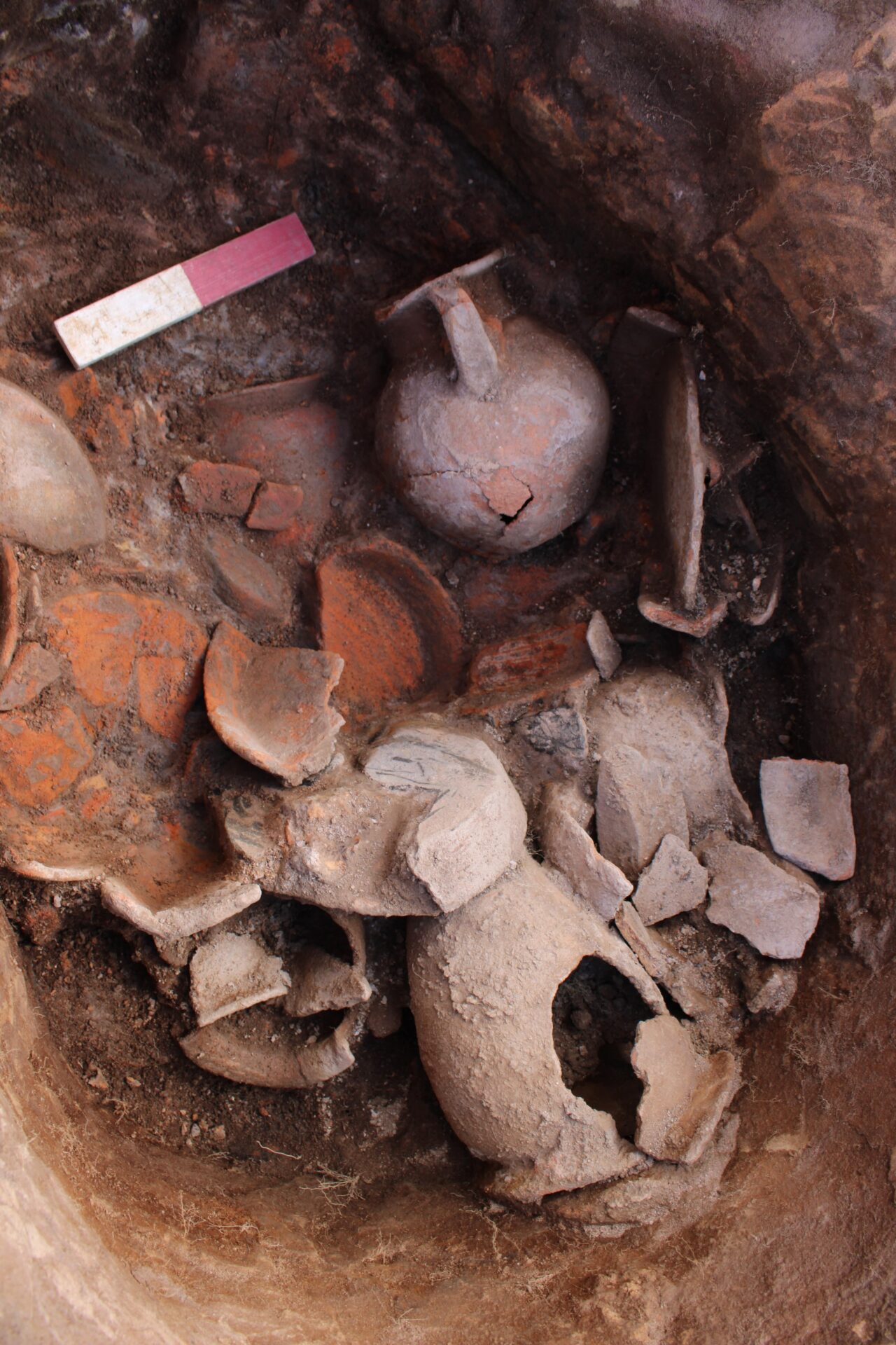 Near-complete pieces and fragments of Black Burnish ware - More than 17,000 fragments of Roman pottery found at Kier site