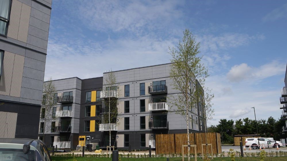 The Vivid development at Fulbeck Avenue in Worthing where BoKlok is constructing the flats (image: Vivid).