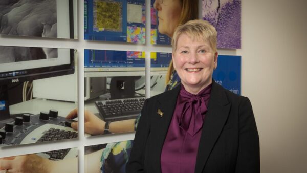 Caroline Gumble smiling at the camera - she's been appointed CEO of the Welding Institute