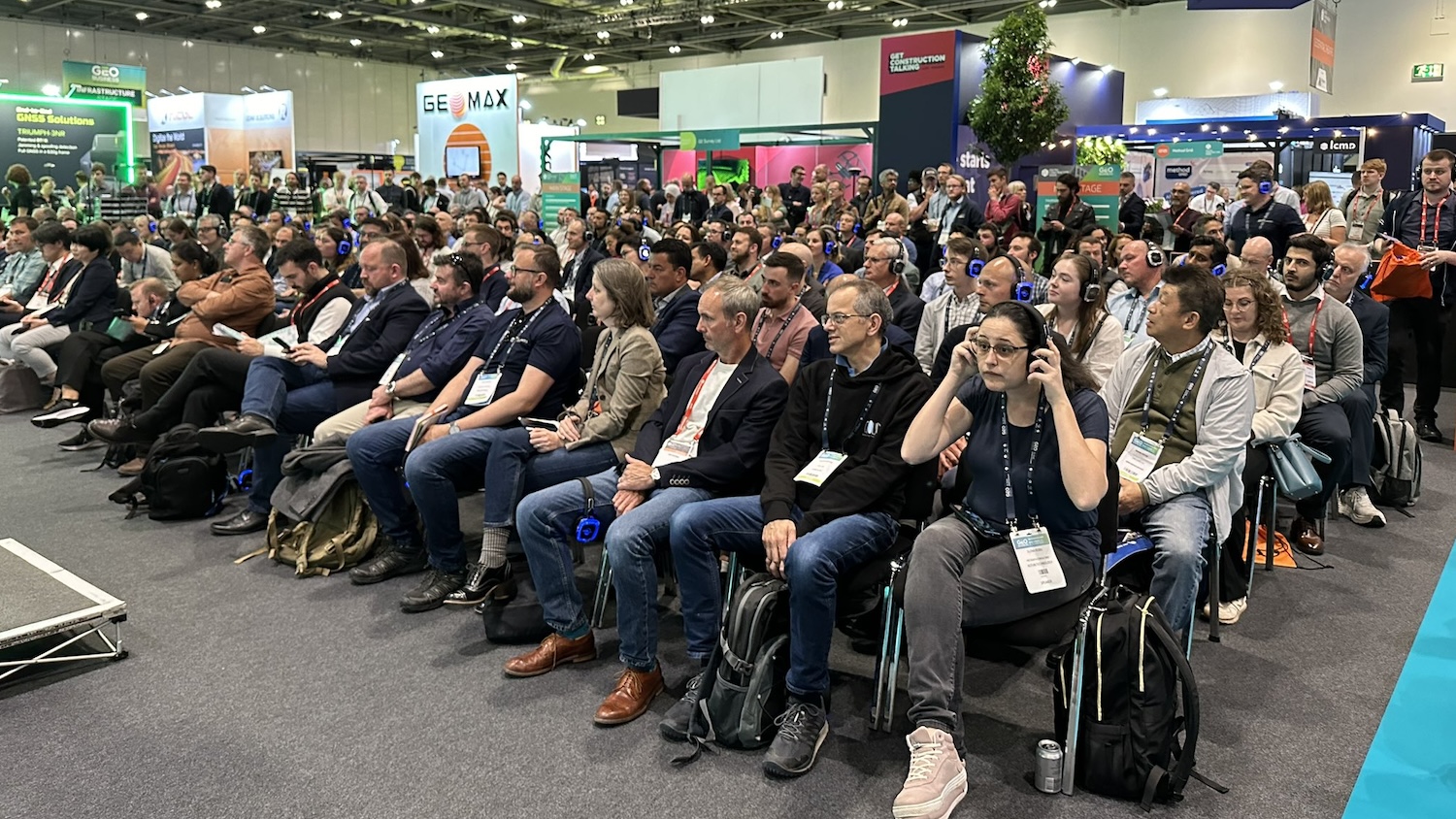 Shot of audience at Digital Construction Week 2024