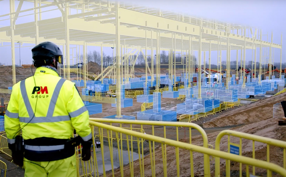 HoloSite has been utilised by PM Group for design and construction one of Europe’s largest, hyperscale data centres in Denmark (Image: www.xyzreality.com)