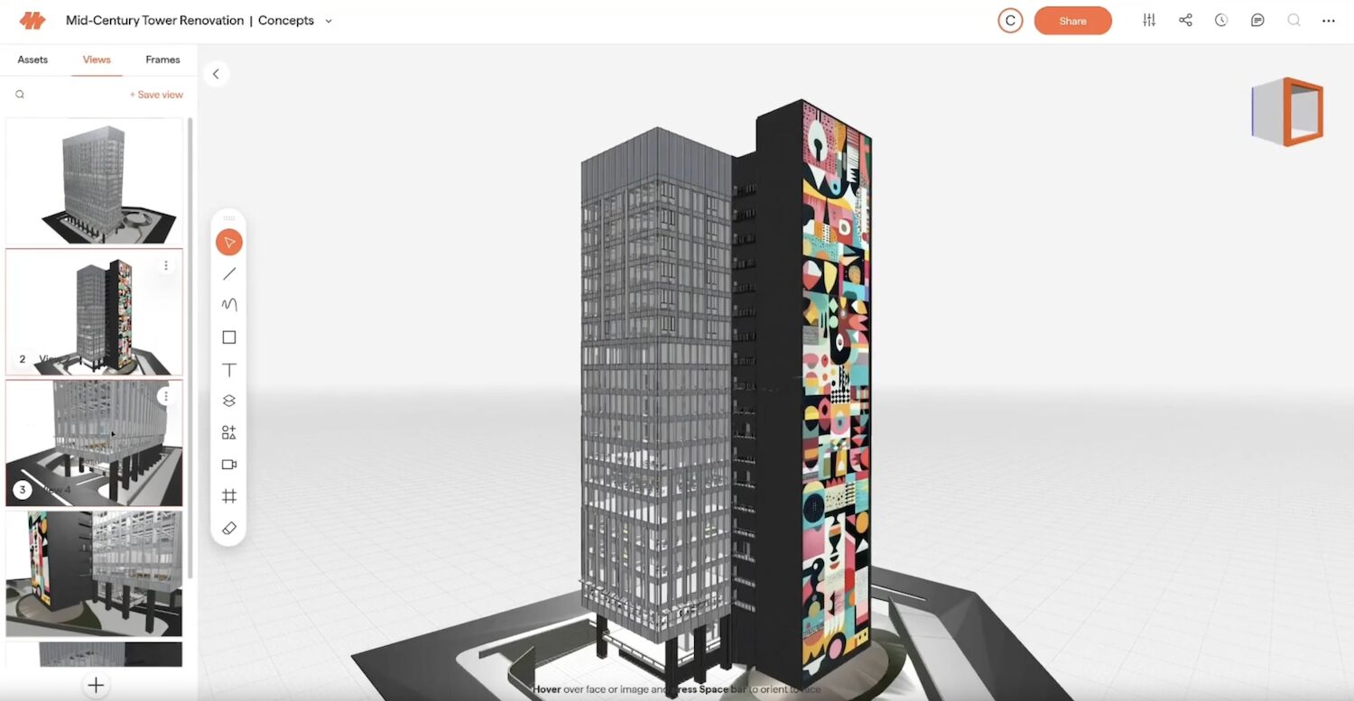 A screen grab of Motif in action
