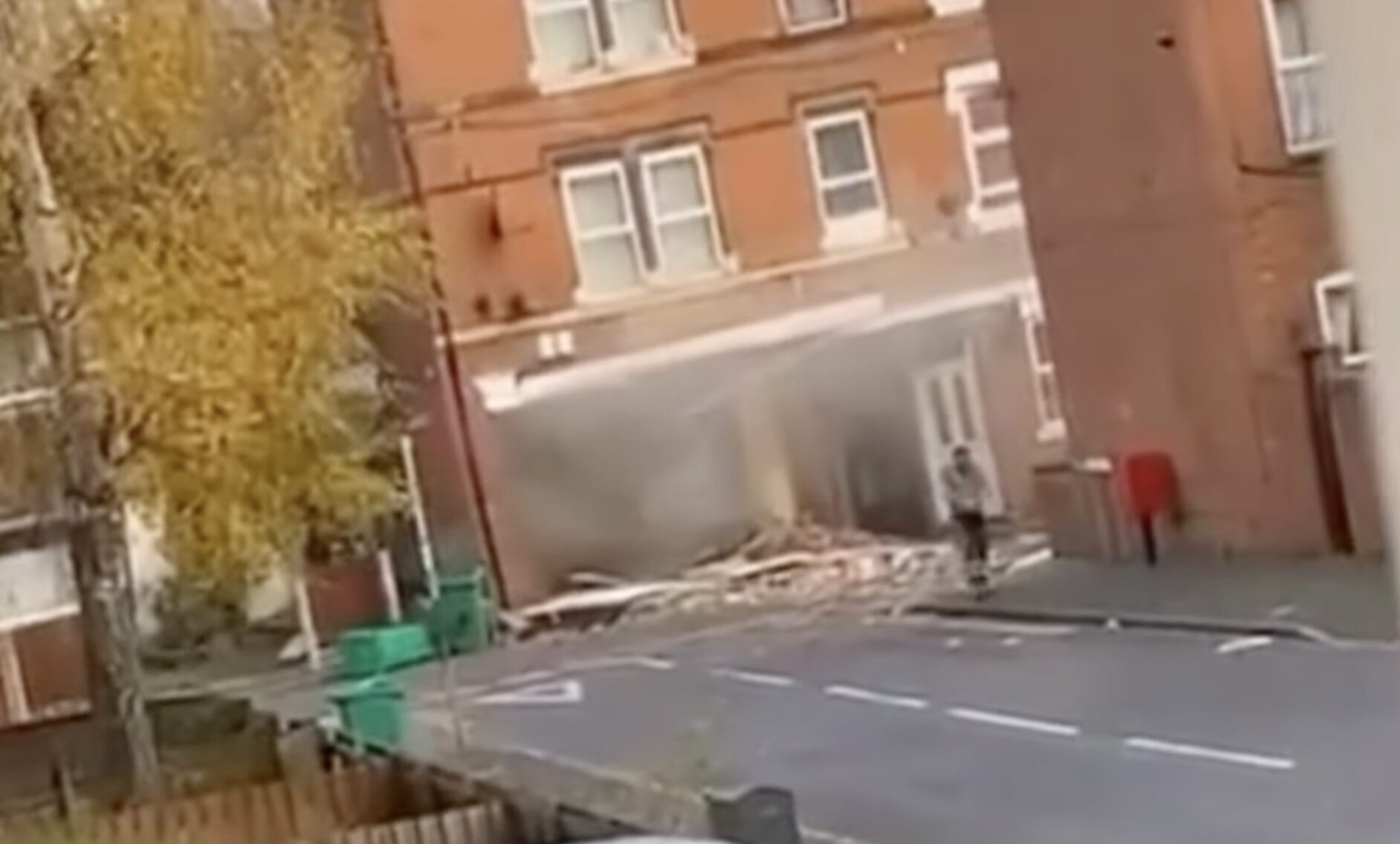 Footage captures aftermath of house blast that led to builder’s ...
