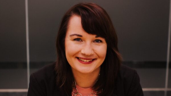 Mugshot of a woman smiling at the camera - Kier has promoted CIOB member Rebecca Boundy to the role of managing director of clients and markets