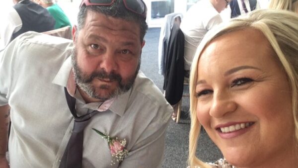 A man and a woman in a formal attire looking at the camera - Tata Steel fined £1.5 million after father-of-three crushed to death at Port Talbot plant
