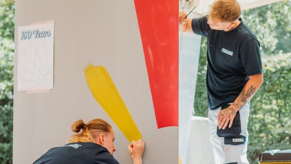 two apprentices at work (image: Bagnalls)