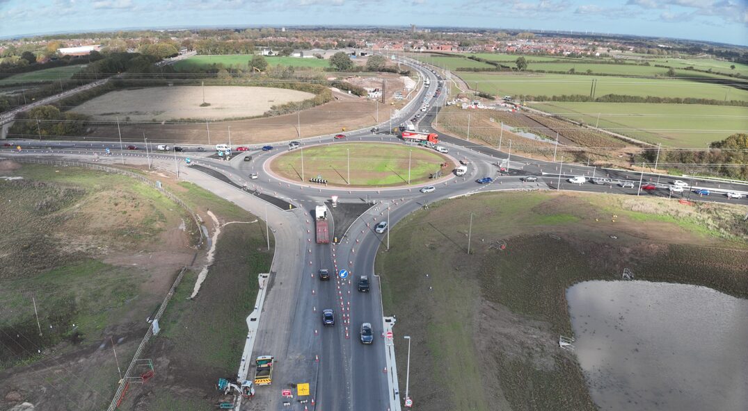 YORcivil - An aerial view of a roundabout