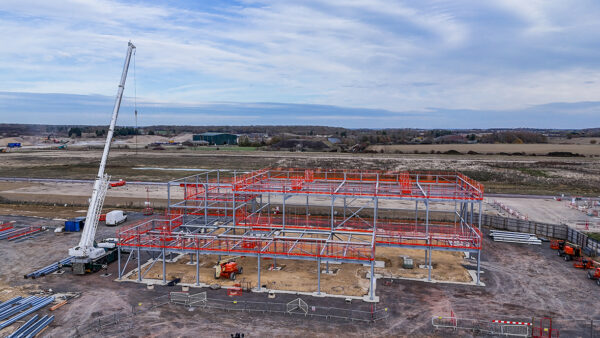 Being a former airfield, the site is in an exposed location. Image: Alignment Media