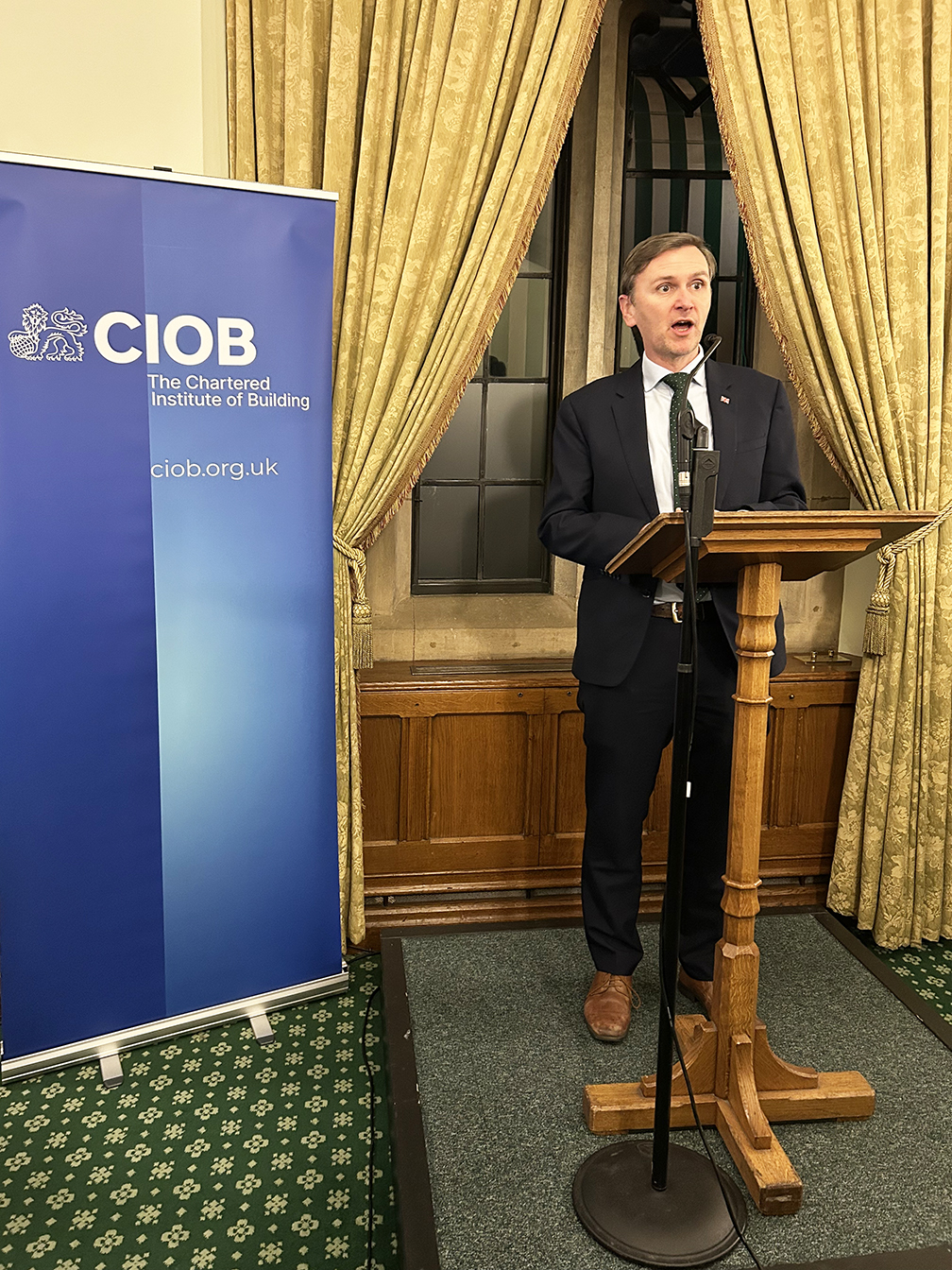 Andrew Pakes MP. Image: CIOB