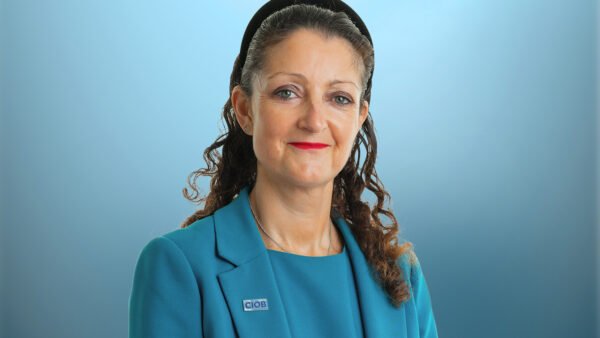 New CIOB CEO Victoria Hills. Image: CIOB
