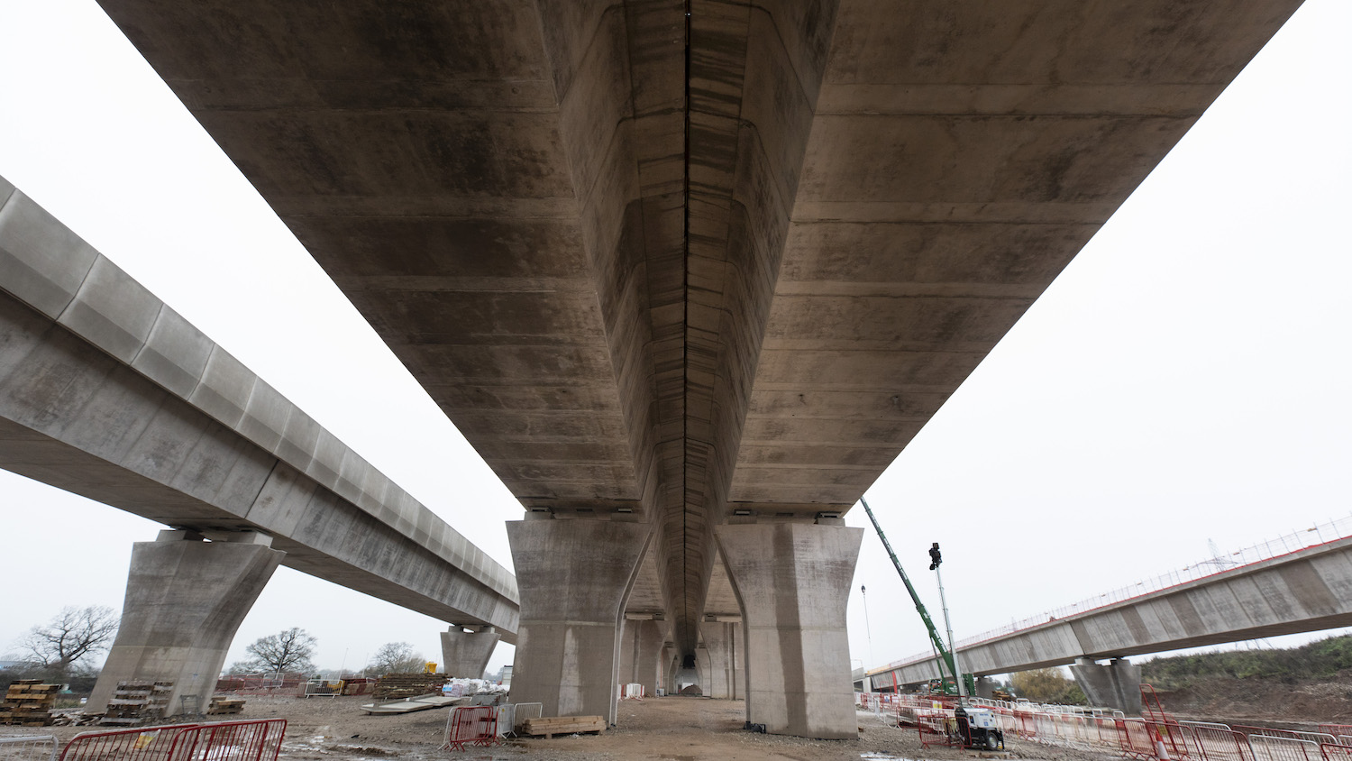 HS2 Coleshill viaducts Image: HS2 Ltd
