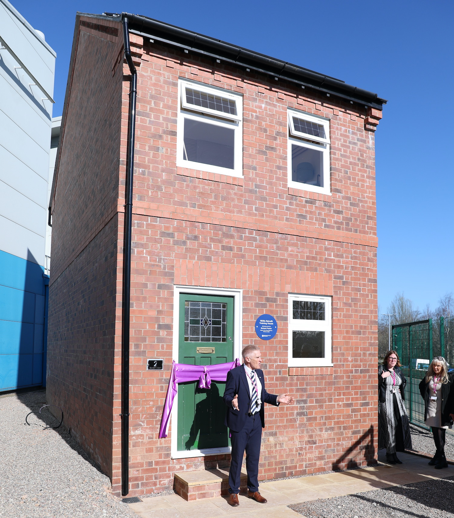Midlands college builds retrofit training houses Image: SCCB