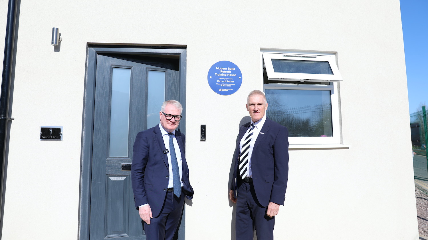 Midlands college builds retrofit training houses Image: SCCB