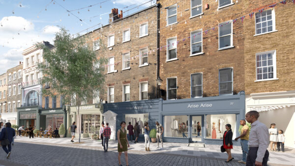 Grosvenor is undertaking the deep retrofit of 14 Georgian, terraced houses on South Molton Street in London. Image: CGI courtesy of Grosvenor
