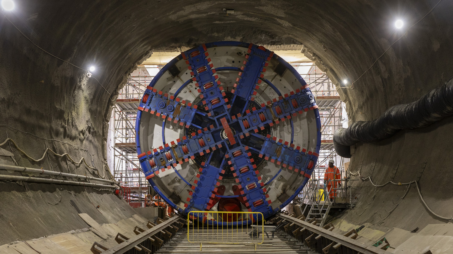 HS2 launches final tunnelling machine Image: HS2 Ltd