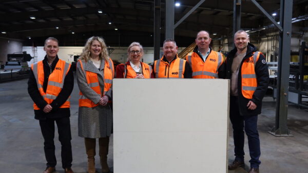 1. In February, Vaso received a £330,000 grant from South of Scotland Enterprise (SOSE), in association with Scotland’s building innovation agency, Built Environment, Smarter Transformation (BE-ST). From left: Alan Johnston and Lyndsey Brydson, BE-ST; Jane Morrison-Ross, SOSE; Vaso chief executive Eddie Black; Vaso chief technology officer Simon Parrish; and Garry Legg, SOSE. Image: Courtesy of Eco Group