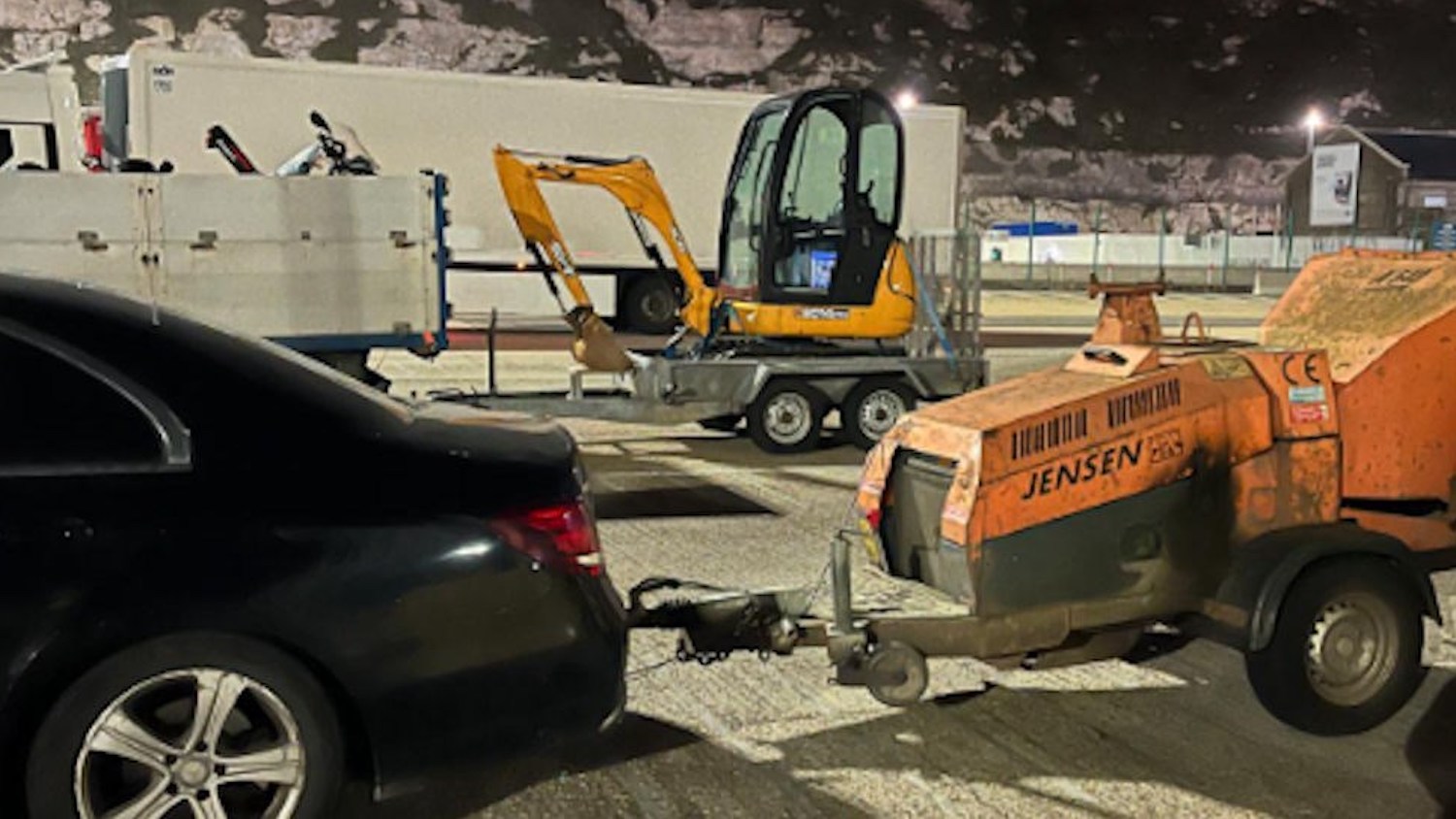 Arrests plant machinery Image: Kent Police