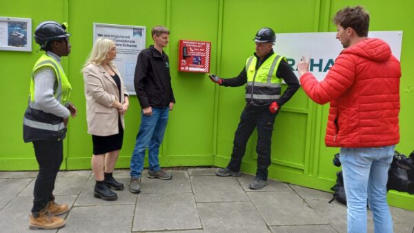 A bleed control kit on a Graham Nottingham site. Image: Turtle Medical