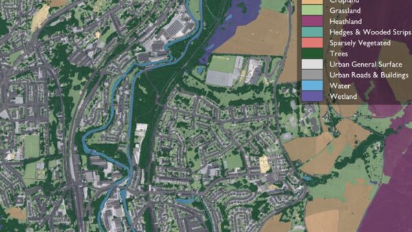 The tool runs on OS and third-party land and habitat data and can be used for BNG assessments at early desktop stage and by ecologists in the field. Image: Courtesy of Ordnance Survey.
