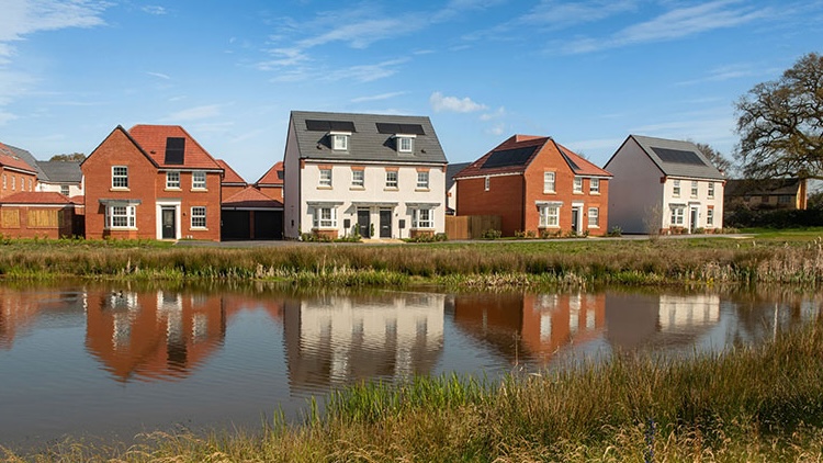 The Barratt Redrow site at Rose Place, Shrewsbury. Image: Barratt Redrow.