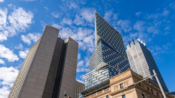 1976-built Quay Quarter Tower in Sydney, Australia is considered to be the world’s first upcycled skyscraper. Image: Andrey Moisseyev/Dreamstime