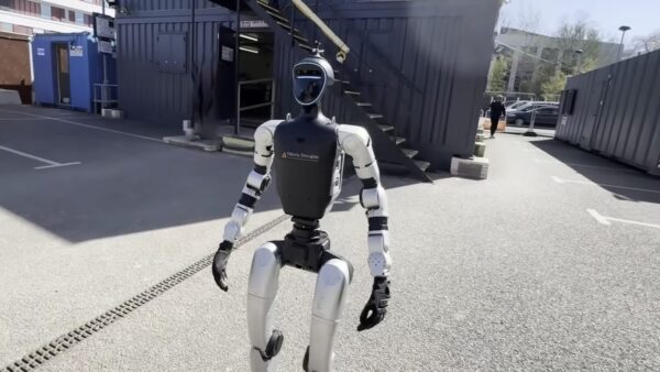 Douglas, the Tilbury Douglas robot on site. Image: Tilbury Douglas