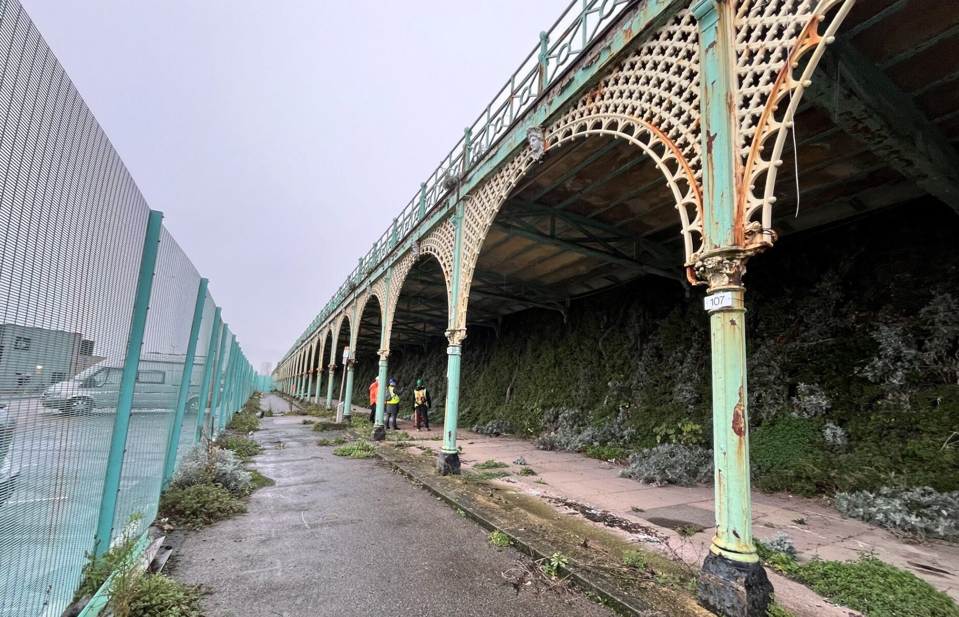 The Madeira Terrace prior to work starting. Image: JT Mackley