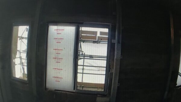 Police bodycam footage of the openings, including the void in the centre which Mr Rodrigues fell through. Image: HSE.