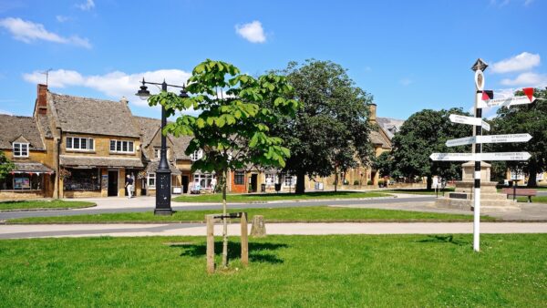Research found that people want to live in vibrant, walkable, mixed-use communities, but such places are usually only found in towns and villages built generations ago, like Broadway in Worcestershire. Image: Arenaphotouk | Dreamstime.com.
