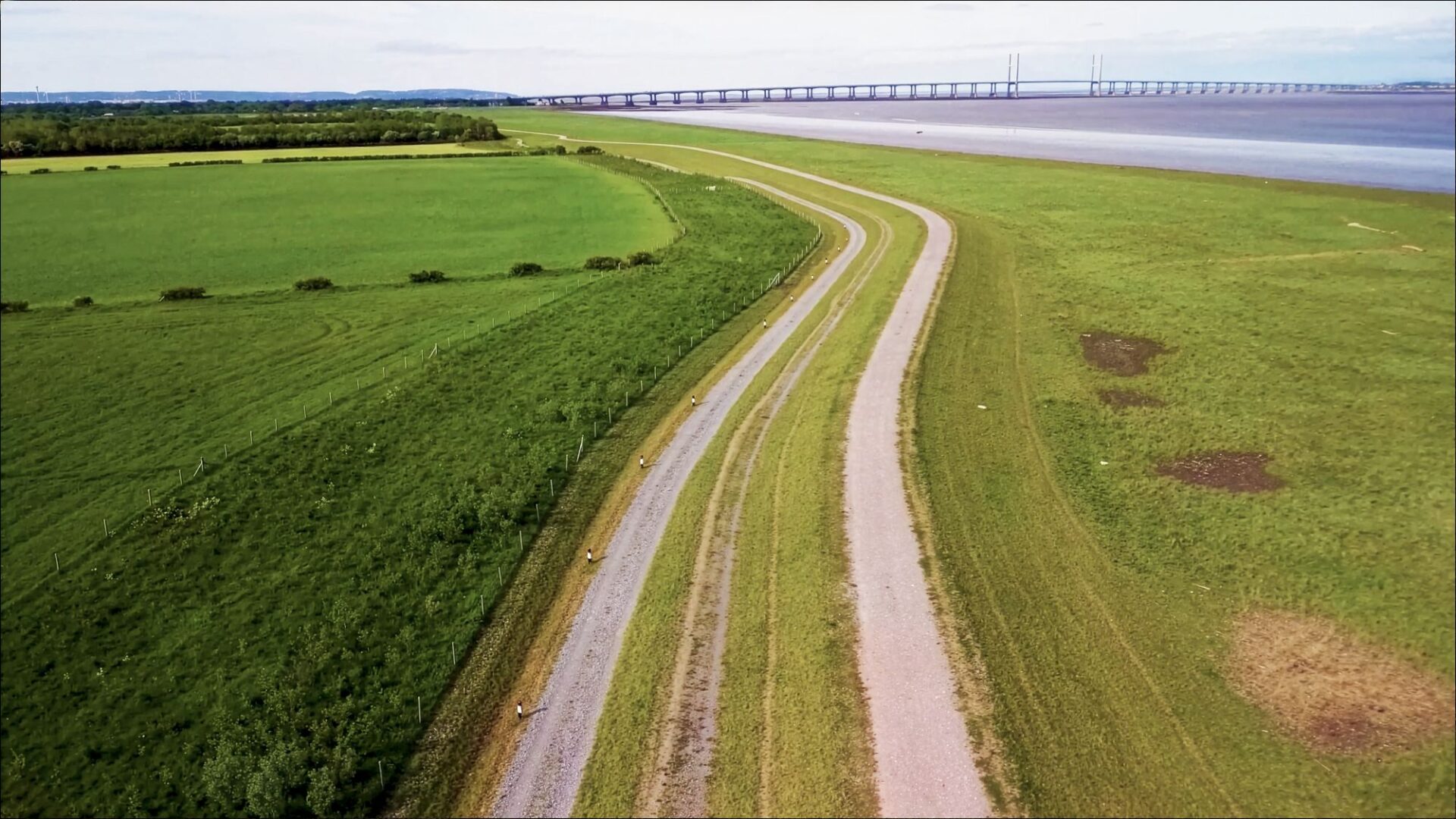 blue-green infrastructure can help major projects deliver climate resilience, biodiversity recovery and lasting landscape value. Avonmouth Severnside flood defence and ecology scheme. Image: Mott MacDonald