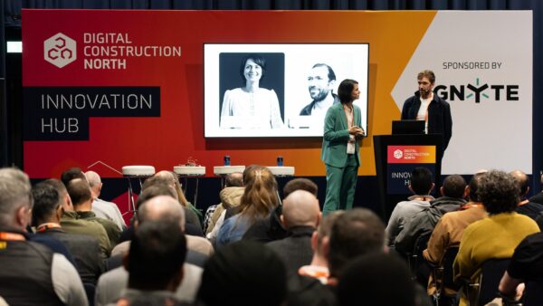 Speakers on the Innovation Stage at Digital Construction North. Image: Digital Construction North