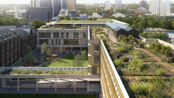 The Lawson Centre for Sustainability at Trinity College, University of Toronto. Image: Graham