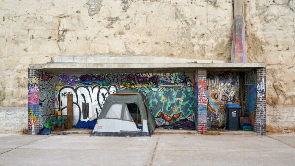 Tent used for shelter in Ramsgate. Image: Wirestock | Dreamstime.com.