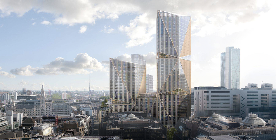 Visualisation of the completed 2 Finsbury Avenue. Image: SRM