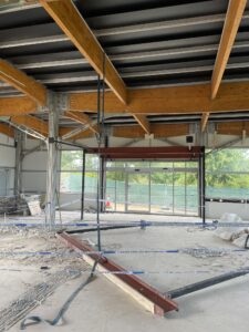 steel beam falls on worker - An event structure company and its director have been fined after an employee suffered severe injuries Image: HSE