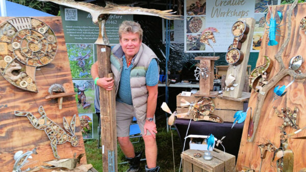 Photos will be displayed alongside a commissioned sculpture by Hampshire artist Darren Allsopp made entirely from reclaimed metal. Image: Courtesy of Willmott Dixon.