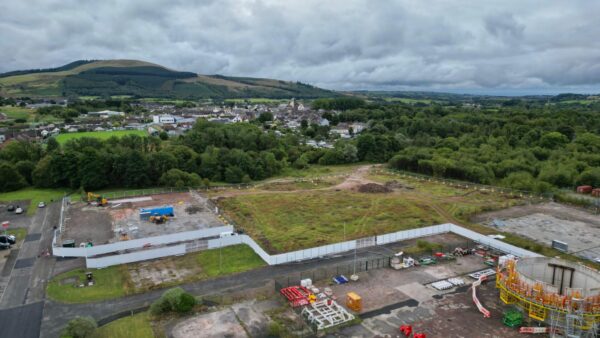 Groundworks have started at the semi-derelict Leconfield Industrial Estate in Cleator Moor, West Cumbria. Image: Courtesy of the Industrial Solutions Hub