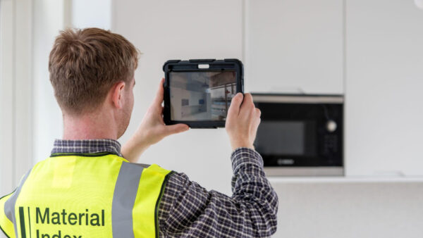 The Material Index AI-enabled audit tool allows the quick, photo-led capture of materials so users can assess them before deconstruction. Image: Material Index.