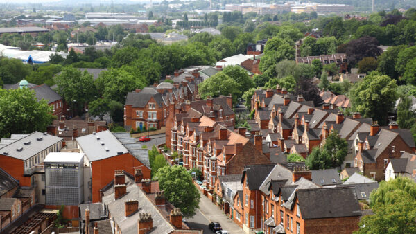 A range of housing types in Nottingham, UK. Image: Maria Wachala | Dreamstime.com.