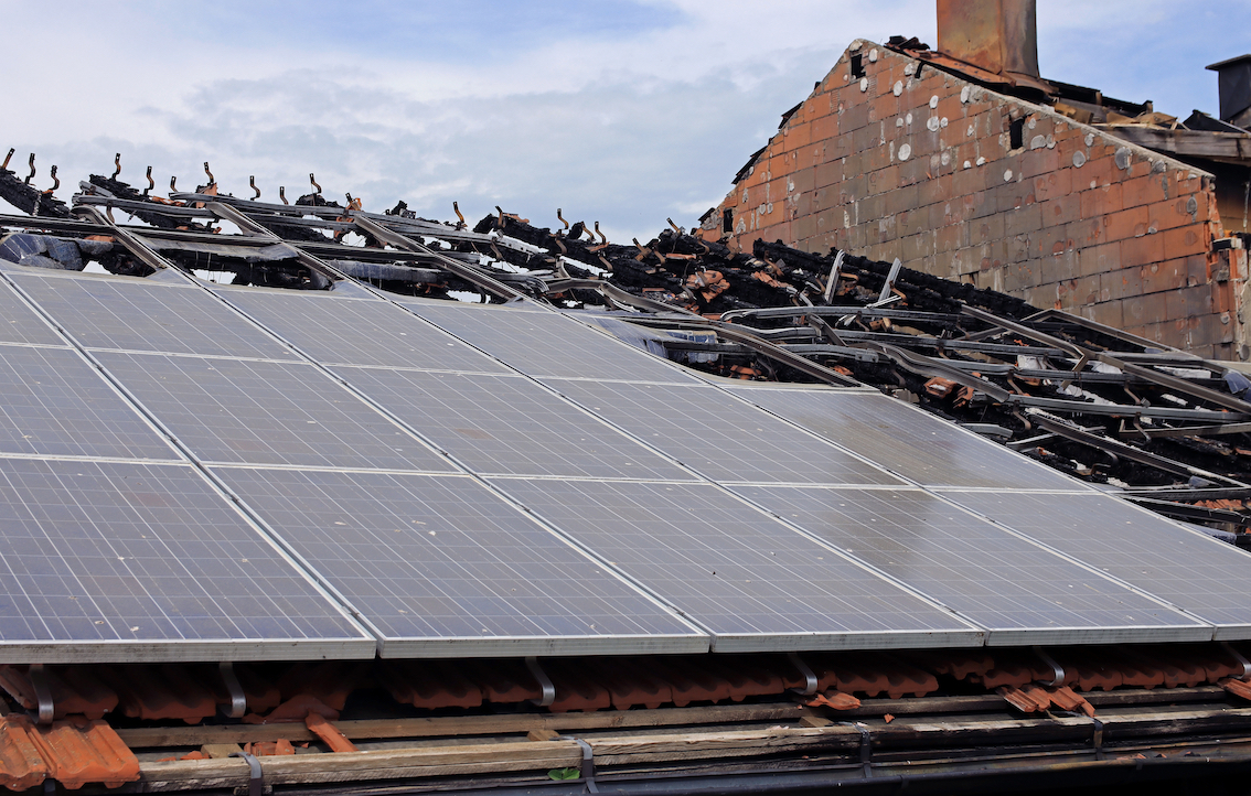 Solar panel fires - Research from insurer QBE reveals that solar panel fires are happening at more than twice the rate of installations