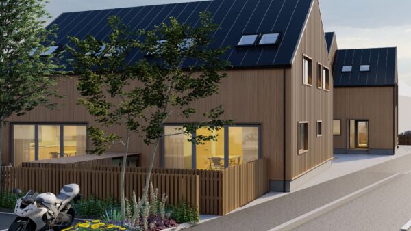 What the four-home development would look like. Image: Courtesy of Vaso Global