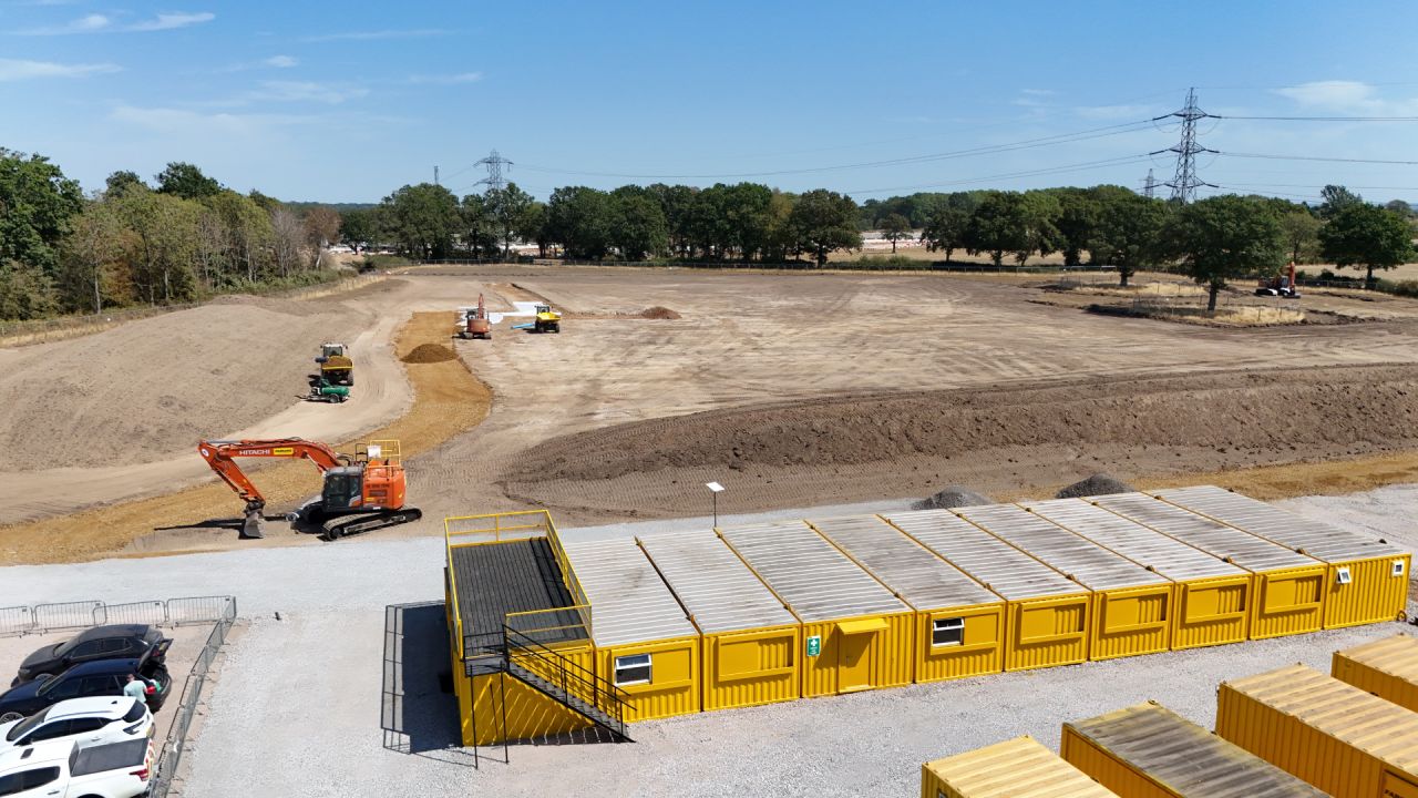 Farrans battery energy storage - Sisk civil engineering arm has begun work on a battery energy storage scheme in the West Midlands. Image: Farrans