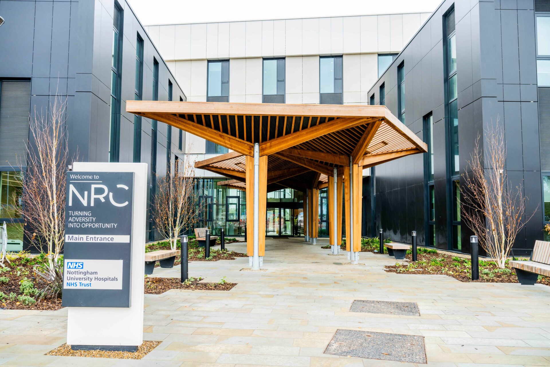 Vinci McAlpine Nottingham hospital - A JV between Vinci and Sir Robert McAlpine has completed a £107m new National Rehabilitation Centre Image: Nottingham University Hospitals