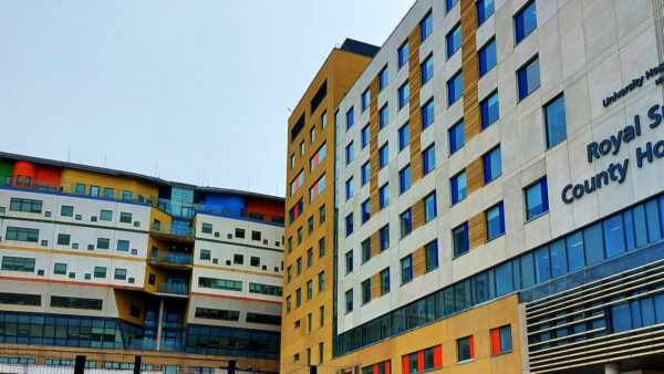 The new Sussex Cancer Centre is part of Laing O’Rourke’s “Brighton 3Ts” framework, which sees it delivering 80 work packages at the live Royal Sussex County Hospital in three stages. Image: Denise Peillon | Dreamstime.com