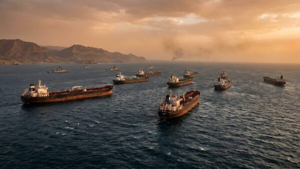 Shipping in the Strait of Hormuz. Image: Abdullah Al Osman | Dreamstime.com