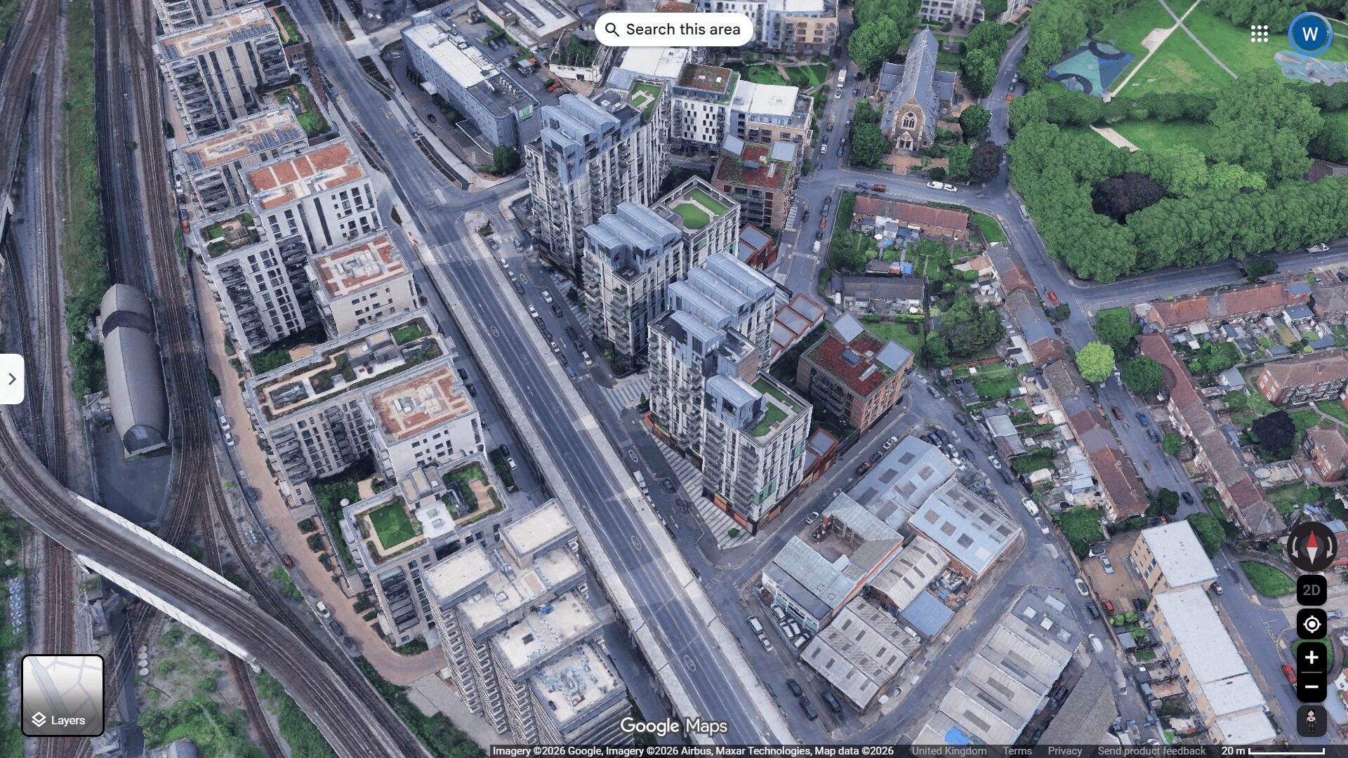 Canning Town residents evacuated - Residents evacuated after a crack was found in a concrete slab supporting two of the towers. Image: Google Streetmap