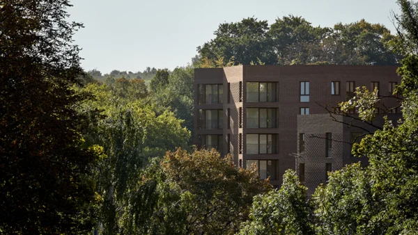 The five-block scheme replaced a car park on a sloping site that varies in height by eight metres. Image: Rob Parrish